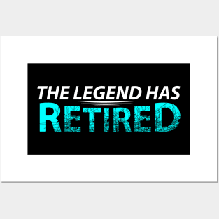 The legend has retired Posters and Art